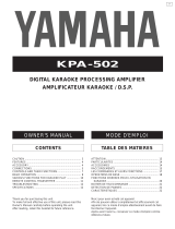 Yamaha KPA-502 Návod k obsluze