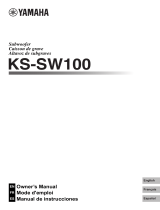 Yamaha KS-SW100 Návod k obsluze