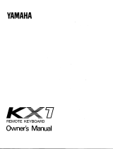 Yamaha KX-10 Návod k obsluze