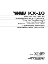 Yamaha KX10 Uživatelský manuál