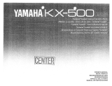 Yamaha KX-500 Návod k obsluze