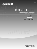 Yamaha KX-E100 Uživatelský manuál