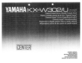 Yamaha KX-W302 Návod k obsluze