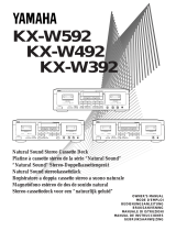 Yamaha KX-W392 Uživatelský manuál