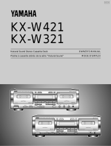 Yamaha KX-W321 Uživatelský manuál