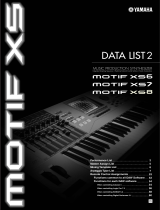 Yamaha Motif XS list