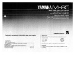 Yamaha M-85 Návod k obsluze