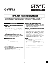 Yamaha M7CL Uživatelský manuál