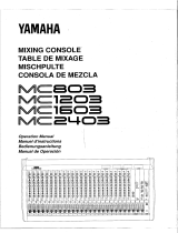 Yamaha MC1203 Uživatelský manuál