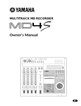 Yamaha MD4S Uživatelský manuál
