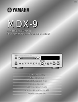 Yamaha MDX-9 Uživatelský manuál
