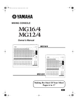 Yamaha MG12 Uživatelský manuál