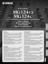 Yamaha mg124c compact mengpaneel met 12 kanalen Uživatelský manuál