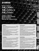 Yamaha MG206c-USB Návod k obsluze