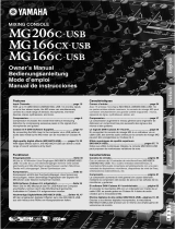 Yamaha MG166C Návod k obsluze