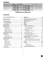 Yamaha MONTAGE6 Uživatelský manuál