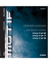 Yamaha MOTIF8 Uživatelský manuál