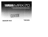 Yamaha MRX-70 Návod k obsluze