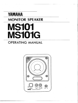 Yamaha MS101G Návod k obsluze