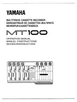 Yamaha MT100 Návod k obsluze
