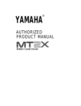 Yamaha MT2X Návod k obsluze