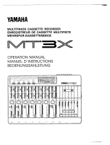 Yamaha MT3X Návod k obsluze