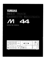 Yamaha MT44 Návod k obsluze