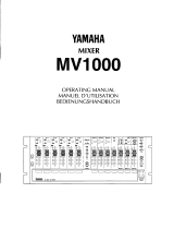 Yamaha MV1000 Návod k obsluze