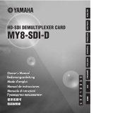 Yamaha MY8-SDI-D Uživatelský manuál