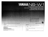 Yamaha NS-W1 Návod k obsluze
