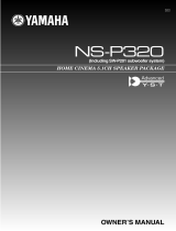 Yamaha NS-P320 Uživatelský manuál