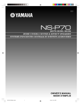 Yamaha NS-P70 Návod k obsluze