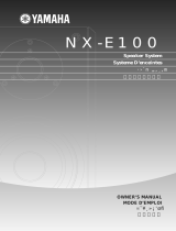 Yamaha NX-E100 Návod k obsluze