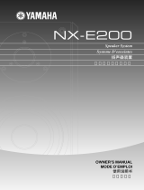 Yamaha NX-E200 Uživatelský manuál