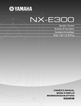 Yamaha NX-E300 Uživatelský manuál