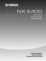 Yamaha RX-E400 Návod k obsluze