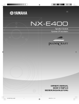 Yamaha NX-E400 Uživatelský manuál