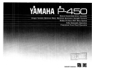 Yamaha P-450 Návod k obsluze