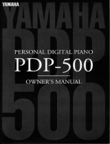 Yamaha PDP-500 Návod k obsluze