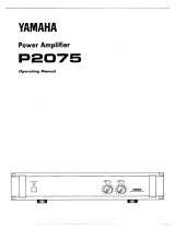 Yamaha P2075 Návod k obsluze