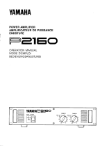 Yamaha P2160 Návod k obsluze