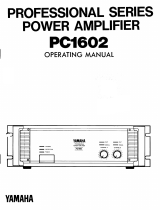 Yamaha PC1602 Návod k obsluze