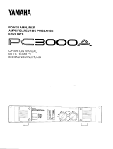 Yamaha PC3000A Návod k obsluze