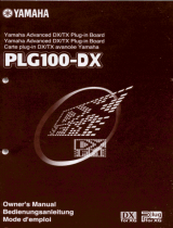 Yamaha PLG100-DX Uživatelský manuál