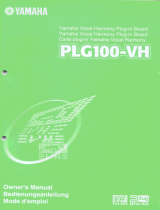 Yamaha PLG100-XG Uživatelský manuál