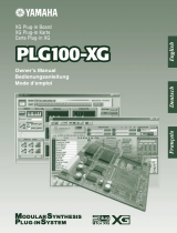 Yamaha PLG100-XG Návod k obsluze