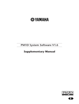 Yamaha V1 Uživatelský manuál