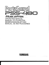 Yamaha PortaSound PSS-480 Návod k obsluze