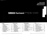 Yamaha PSS-140 Návod k obsluze