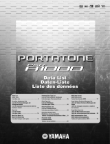Yamaha Portatone PSR A1000 list